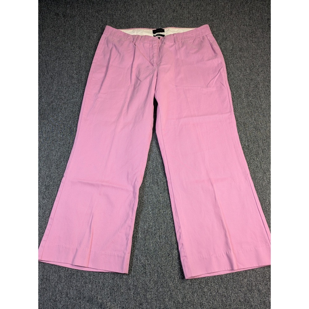 The Limited Cassidy Fit Pink Cotton Wide Leg Dress‎ Pants Womens Size 12